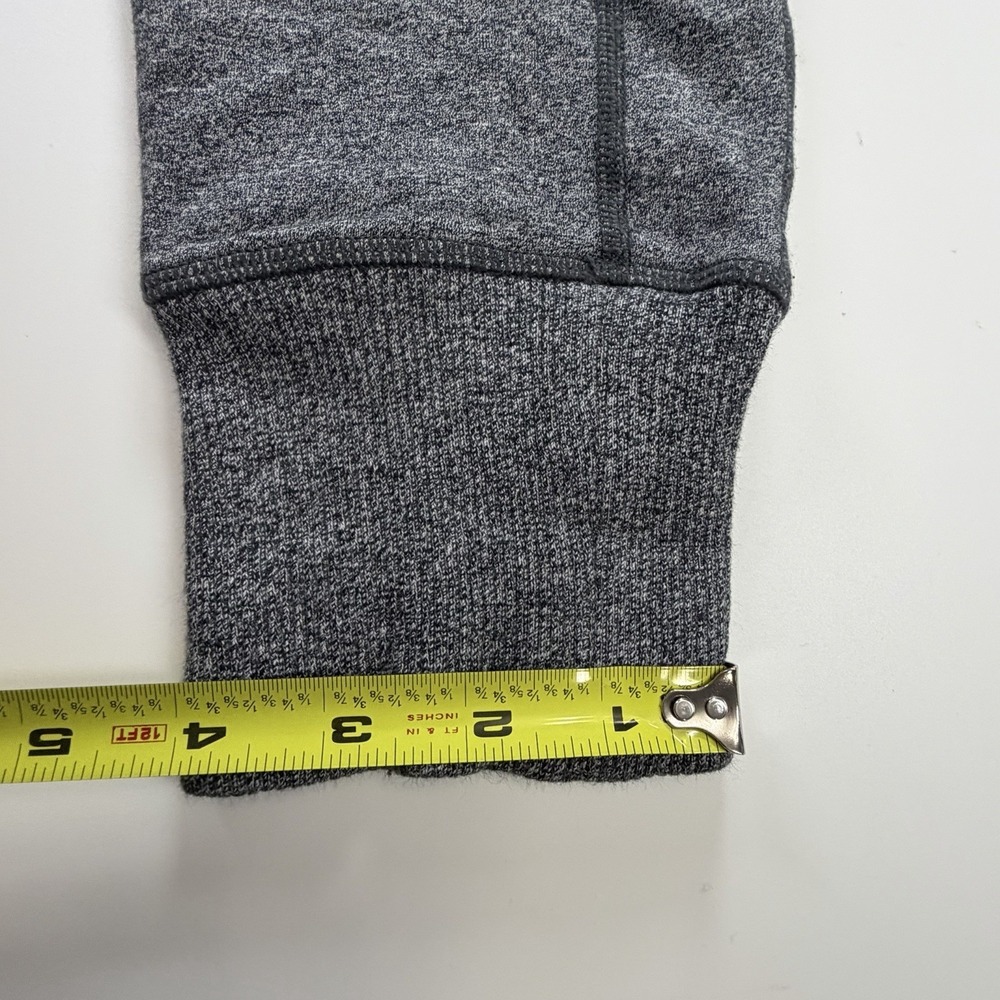 Lululemon Womens Jogger Pants Size 4 Gray Heathered Zip Back Pocket - Picture 15 of 15